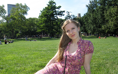 Olga at the park